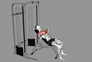 Cable Incline Bench Press
