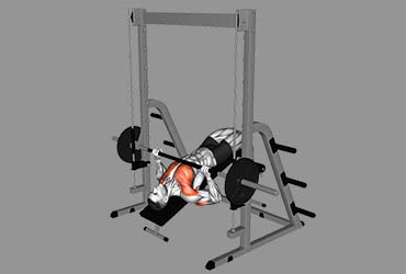 Decline Smith Machine Bench Press