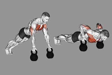 Kettlebell Deep Push-Up