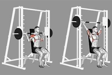 Smith Machine Behind Neck Press