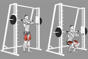 Smith Machine Front Squat