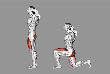 Barbell Lunge Card Image